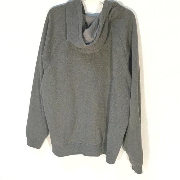 Starter Zip Up Size XXL 2XL Gray Sports Sweater Hoodie Vintage Hood Sweatshirt - Picture 6 of 7